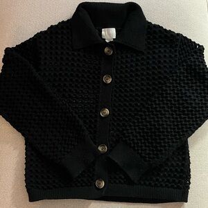 H&M Hole Knit Cardigan